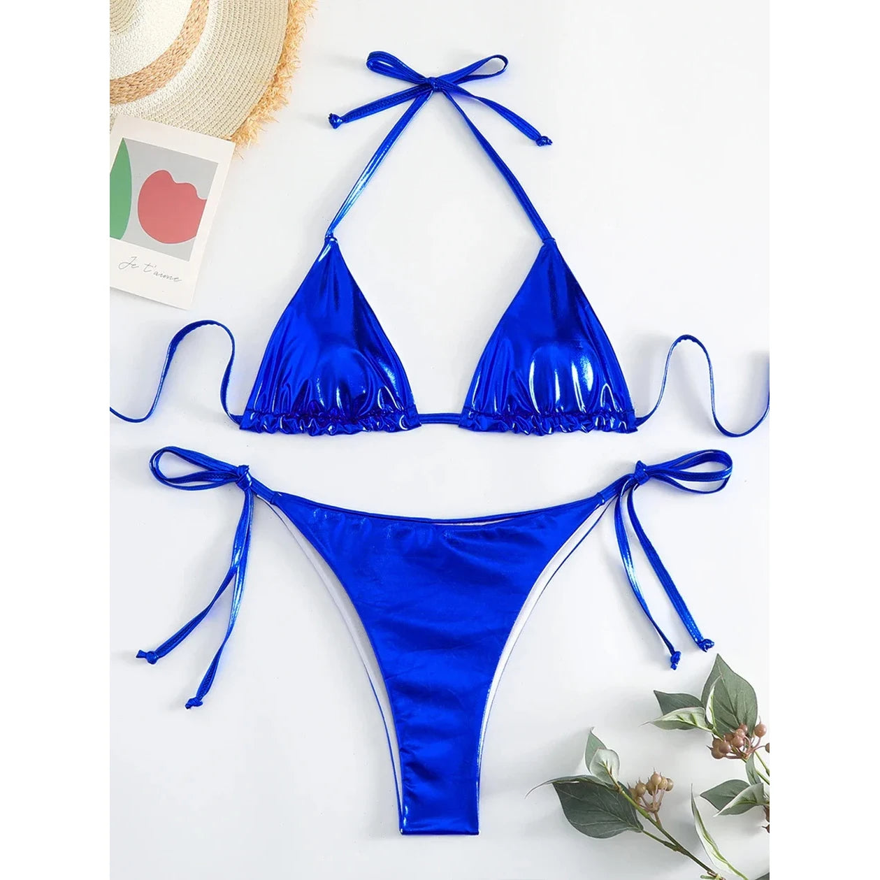 Metallic Goddess Swimwear Set