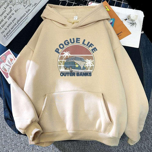 Casual Sweatshirt Vintage Fashion Female