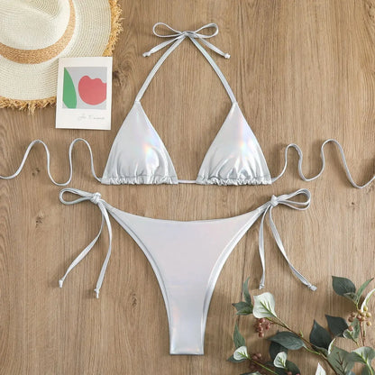 Metallic Goddess Swimwear Set