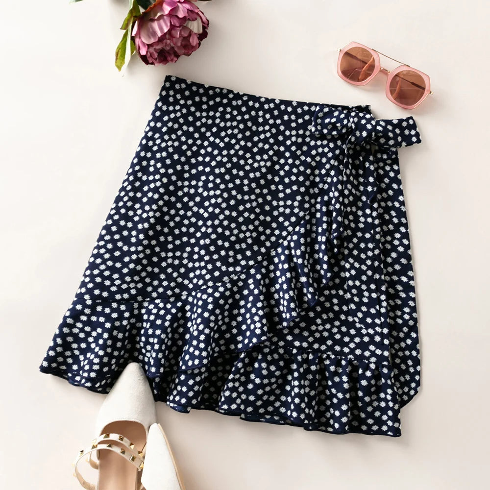 Blossom Breeze Ruffle Skirt