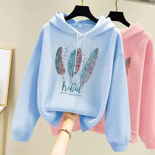 Feathered Elegance Hoodie - itsshirty