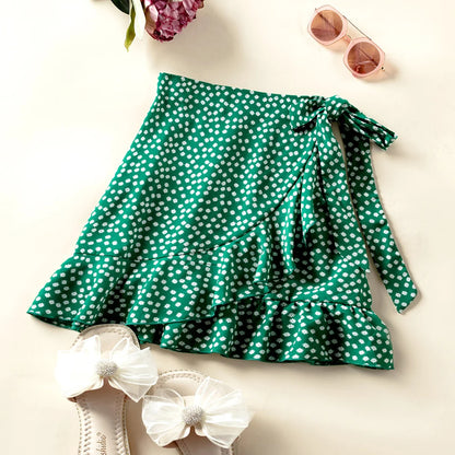 Blossom Breeze Ruffle Skirt