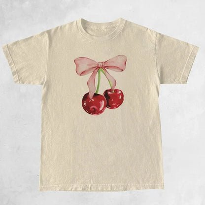 Cherry Bow Coquette T-Shirt