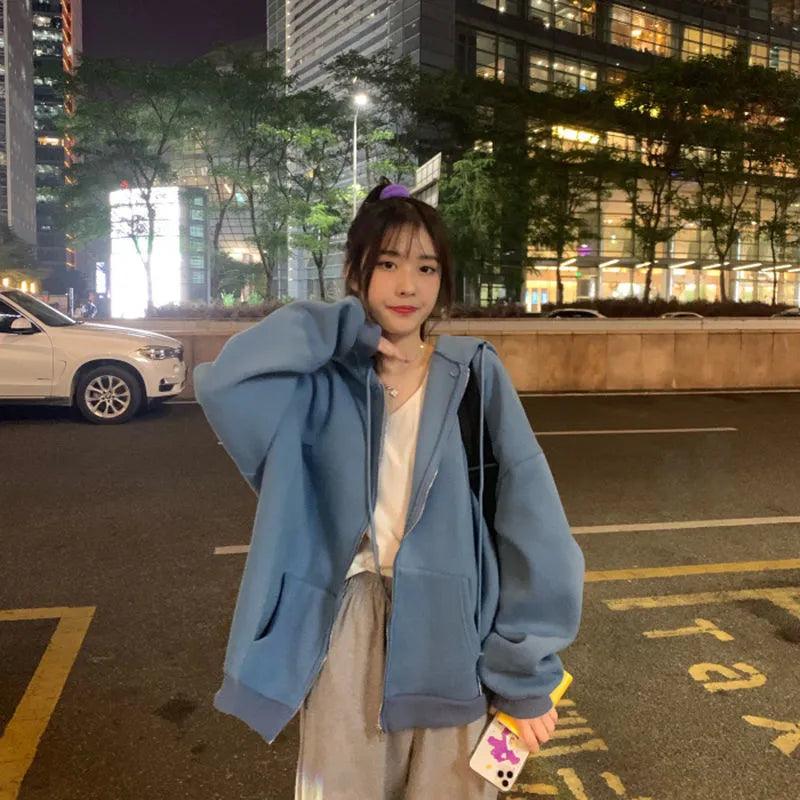 Korean Cool Oversized Hoodie - itsshirty