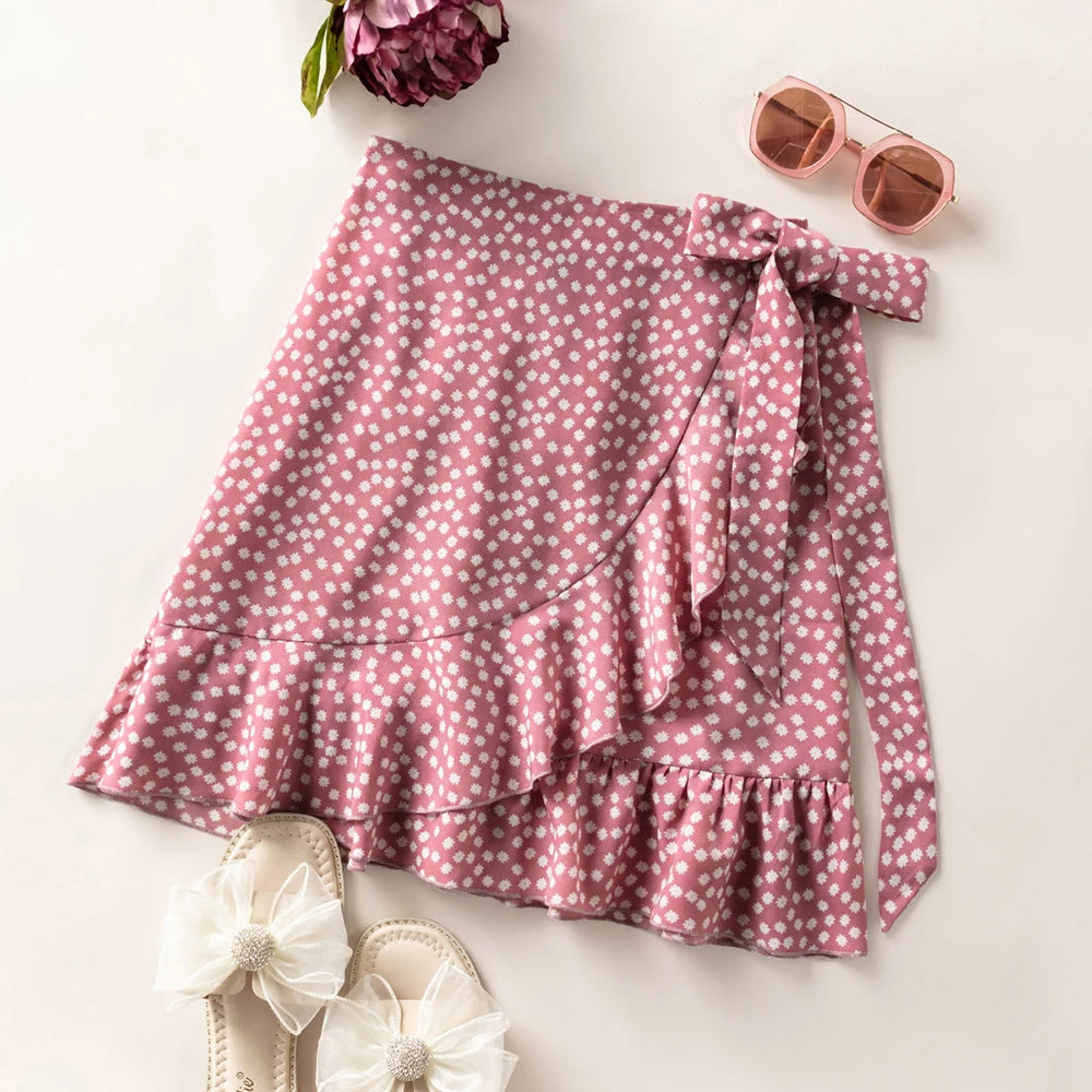 Blossom Breeze Ruffle Skirt