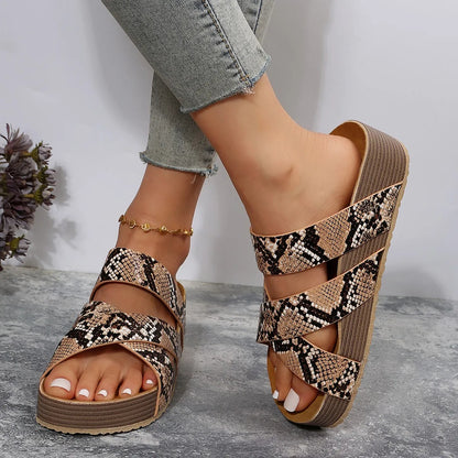 EcoComfort Cork Platform Sandals