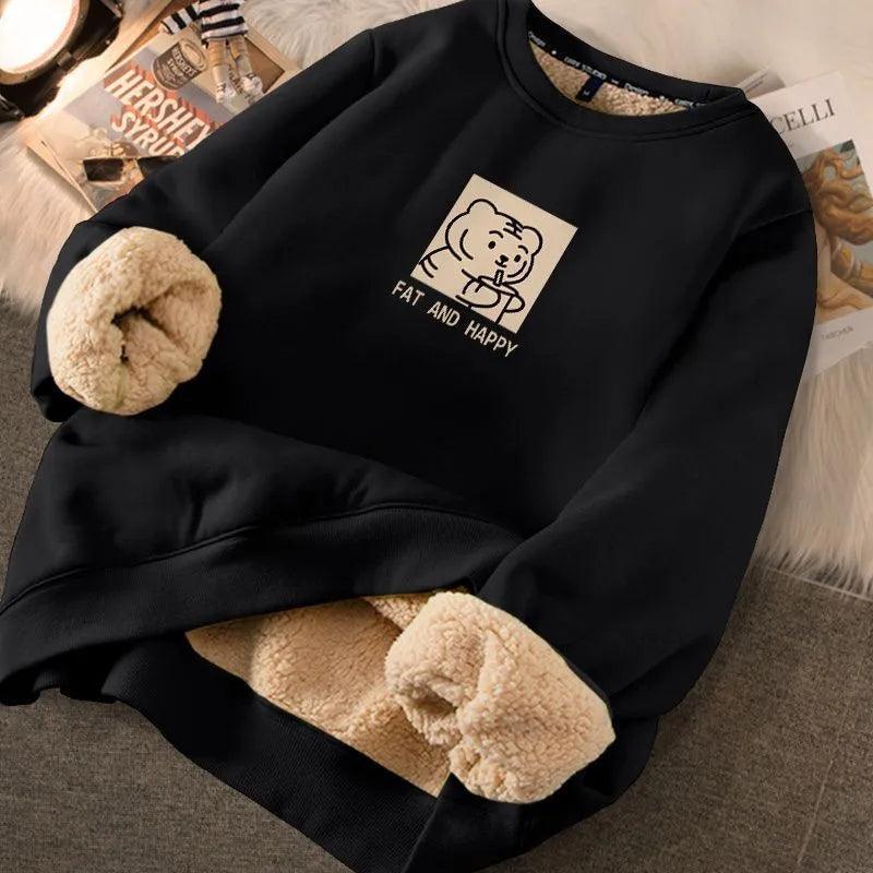 Thermal Sweatshirts Printed Cute Fleece Warm Hoodies - itsshirty