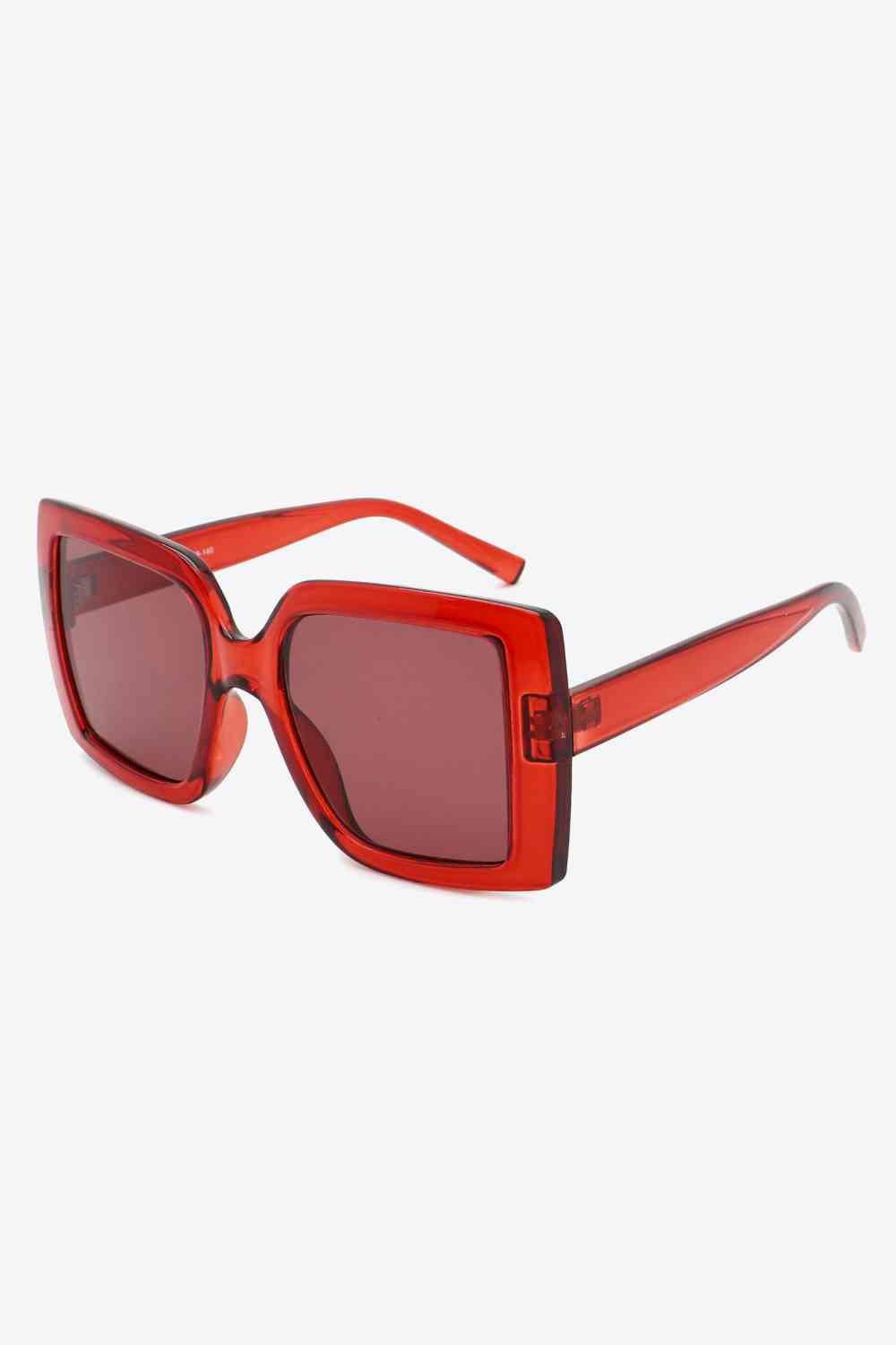 Women Red Square Sunglasses