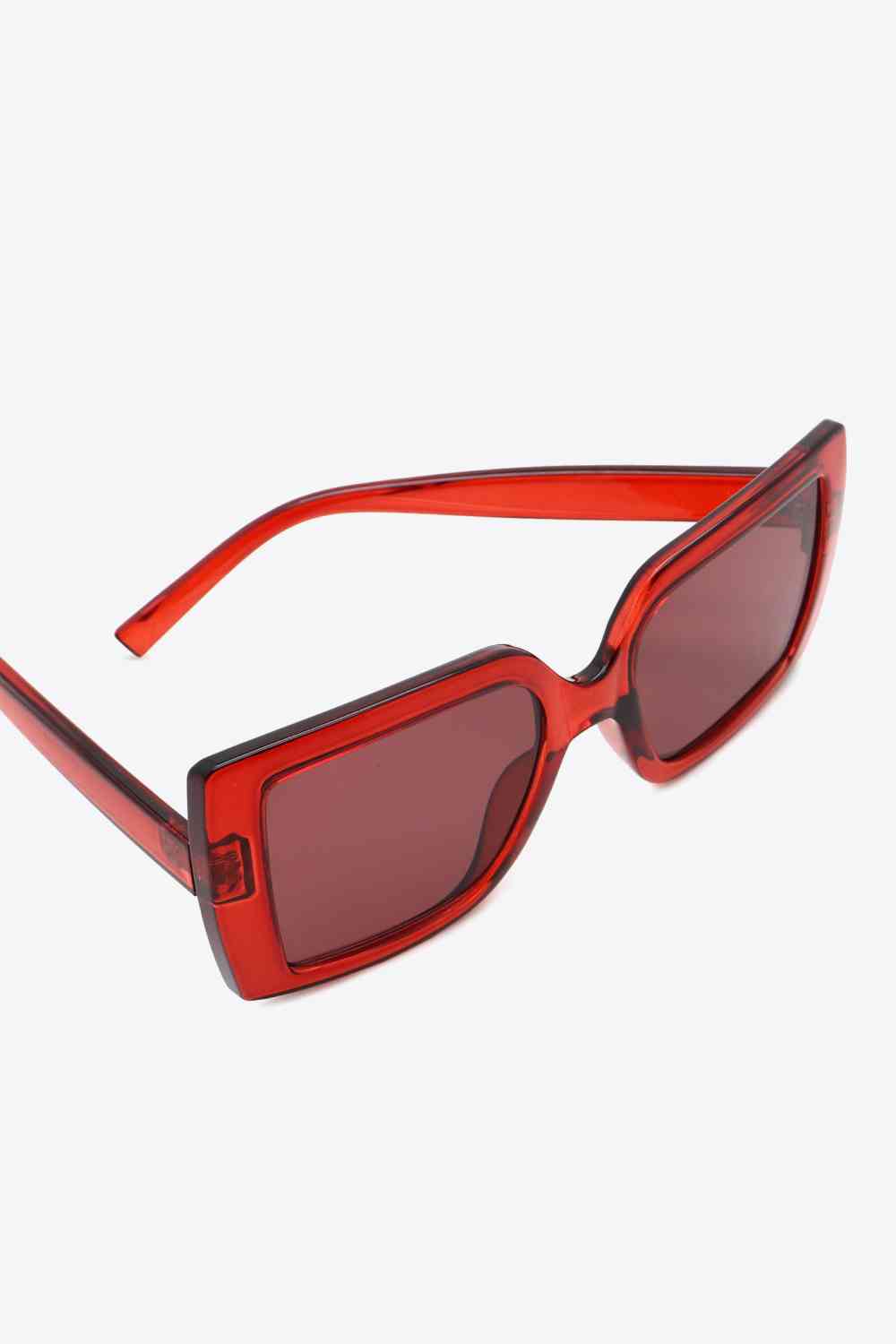 Women Red Square Sunglasses