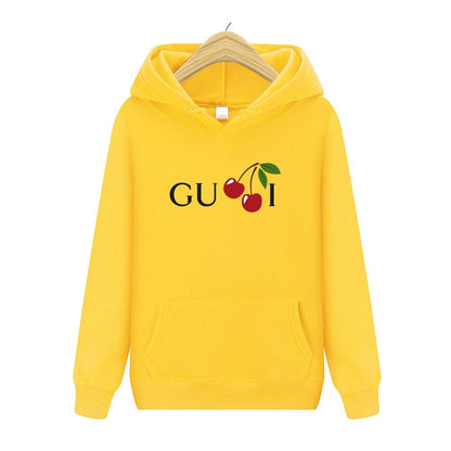 Women's Cherry Letter Hoodie - itsshirty