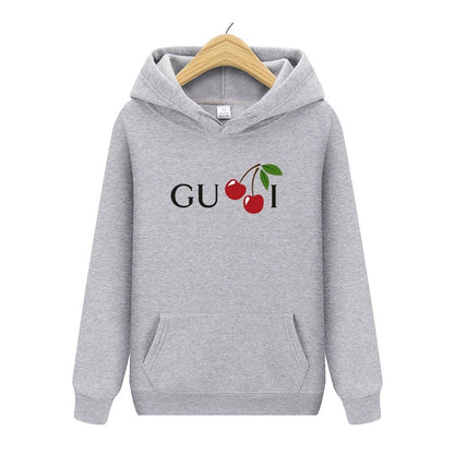 Women's Cherry Letter Hoodie - itsshirty